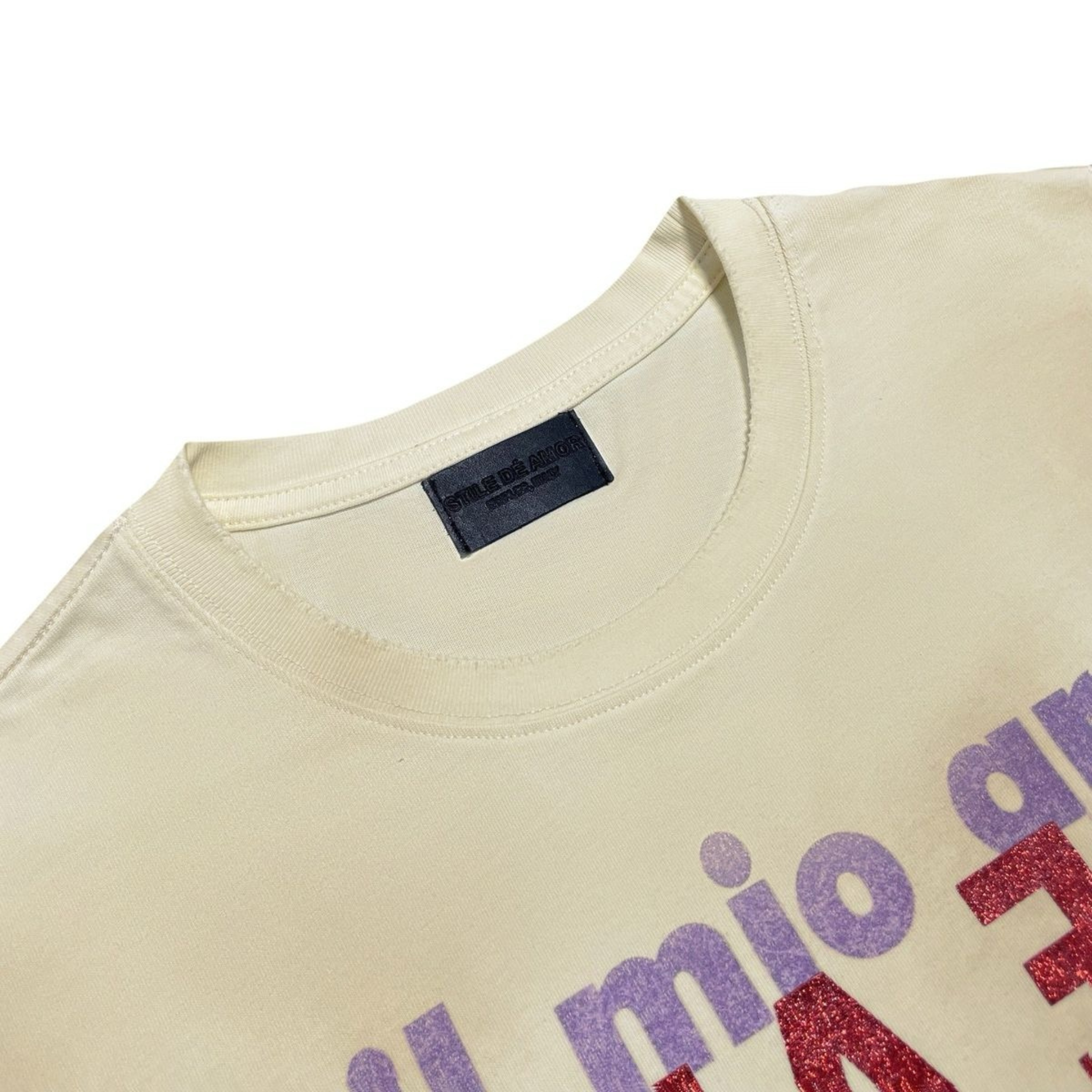 Stile De Amor "VITA MIA" Tee (Cream)