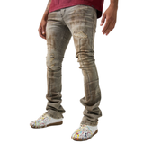 Serenede "NANODUST" Stacked Jeans (Greyrust)