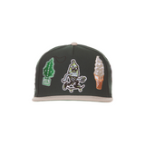 Ice Cream Over The Top Snapback (Dark Green) - Ice Cream