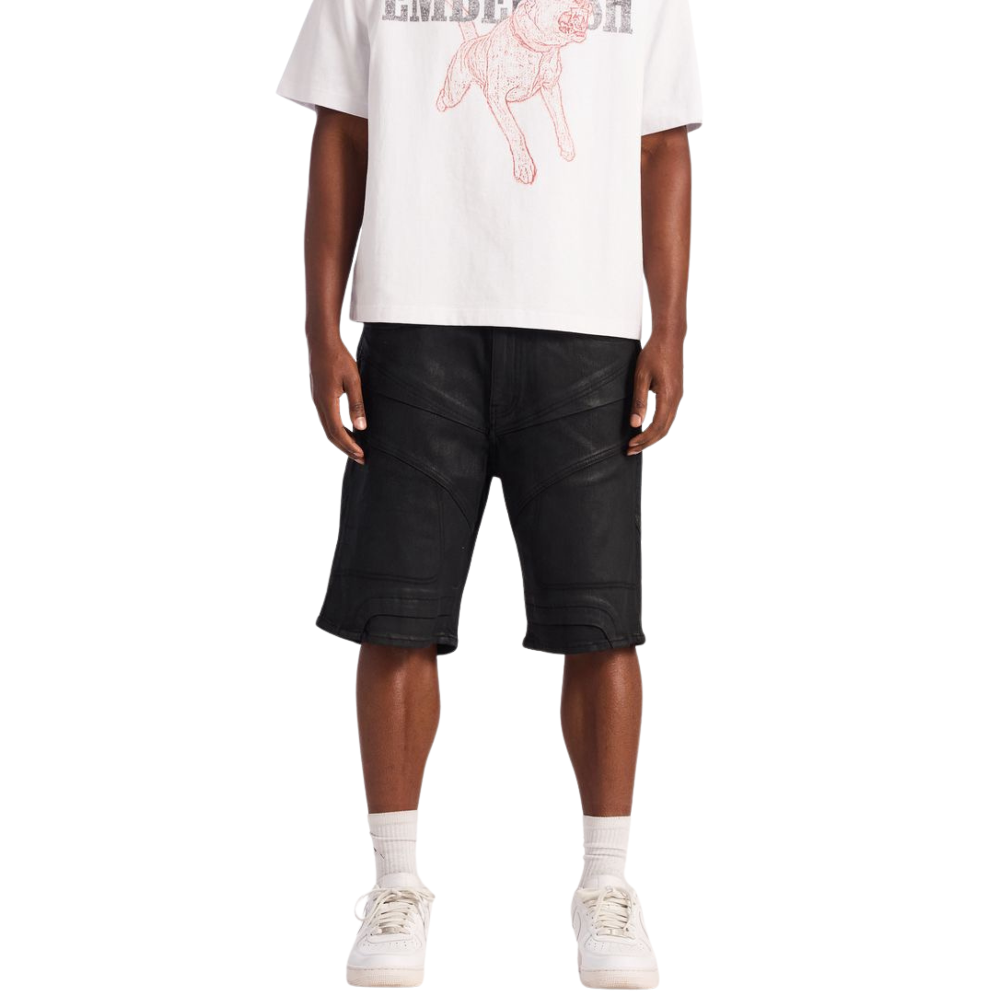 Embellish "Drone" Short (Black Wax)