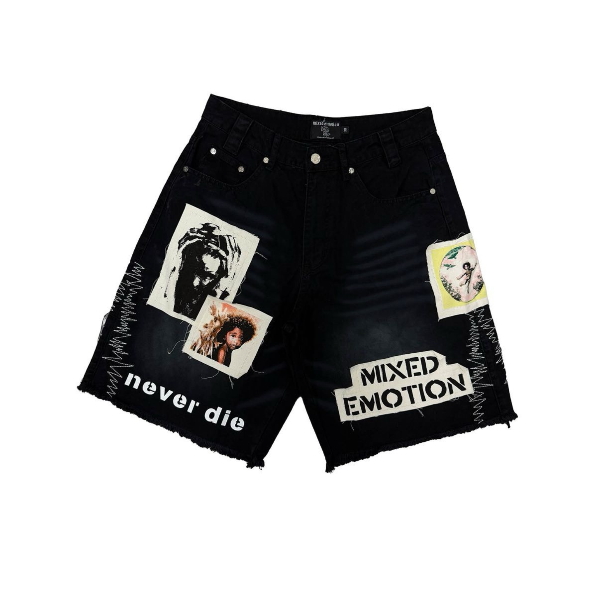 Mixed Emotion “Chaos” Carpenter Shorts (Black)