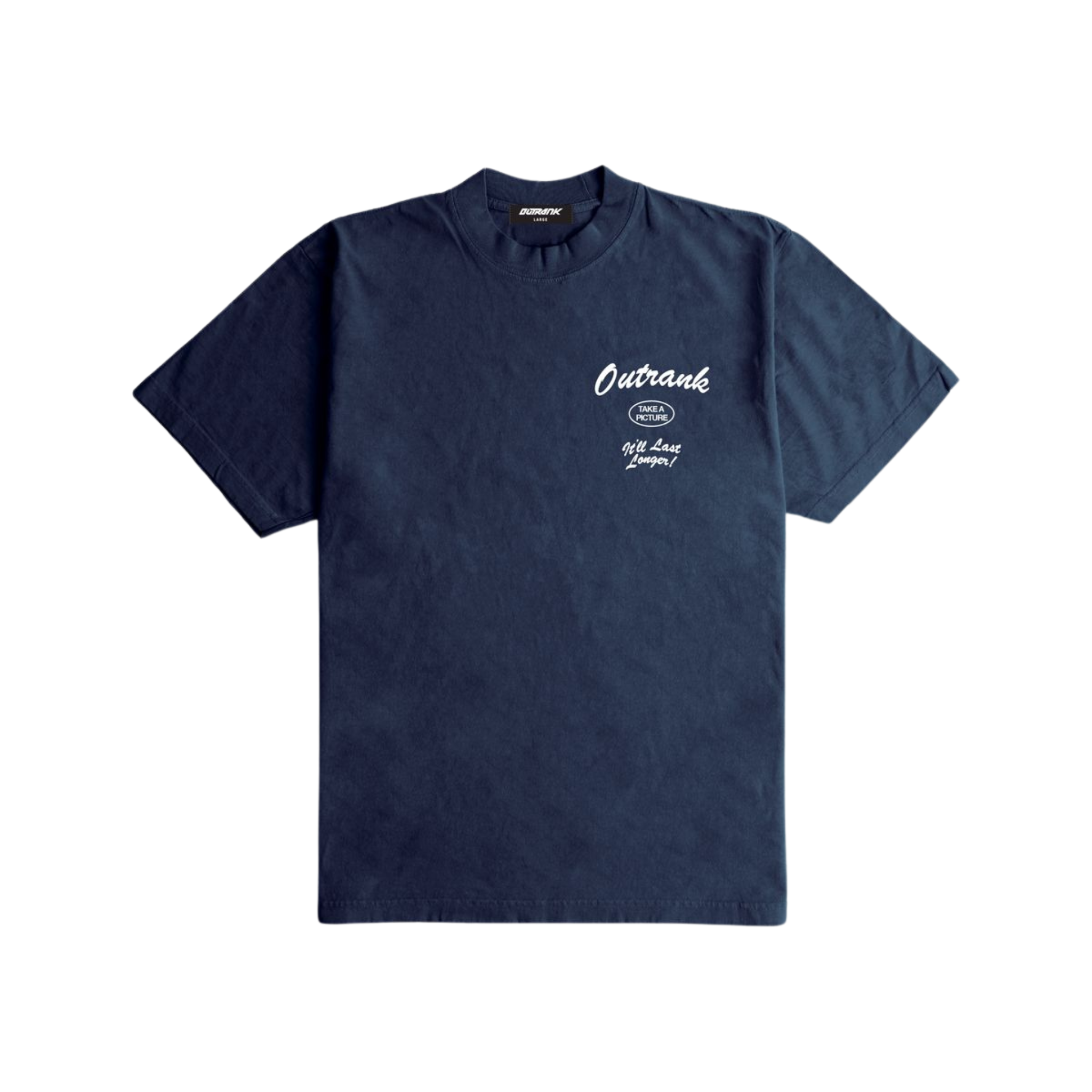 Outrank Picture Ultra Heavyweight Tee (Midnight Navy)