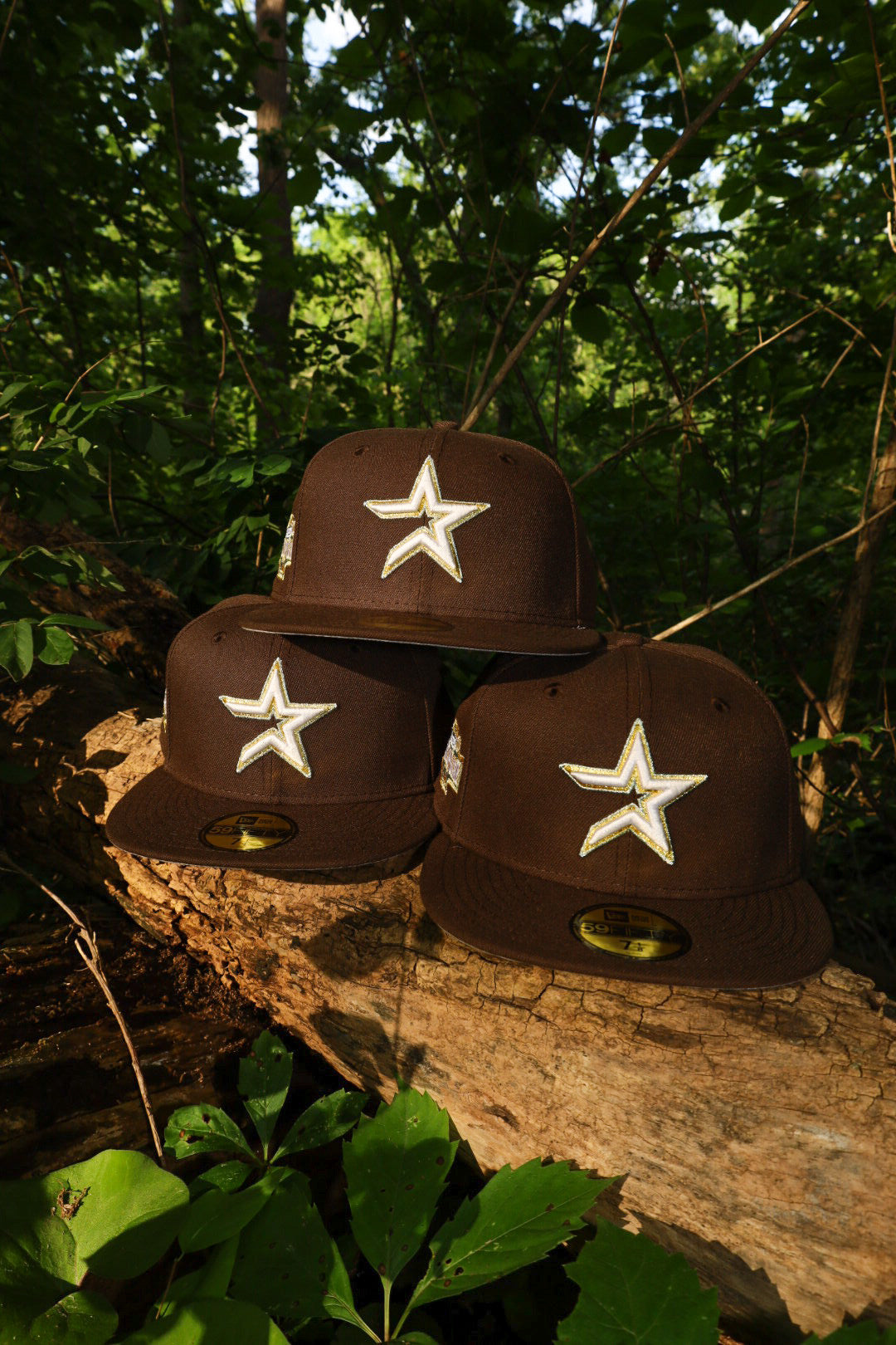 New Era Houston Astros 2004 All-Star Game Side Patch Grey UV 59Fifty Fitted (Walnut)