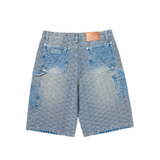 Ryoko Rain "Seigaiha" Denim Shorts