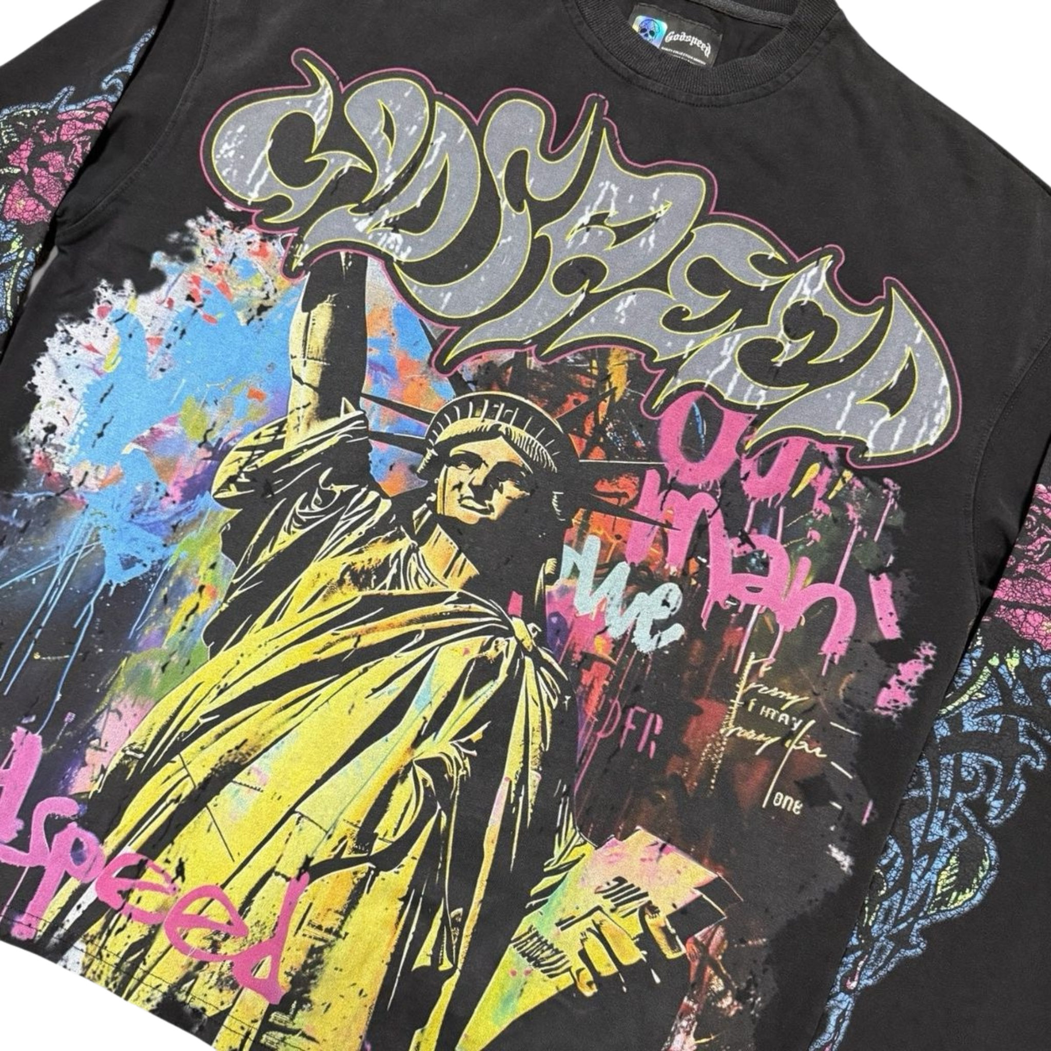 Godspeed "Vandal" LS T-Shirt (Black Wash)