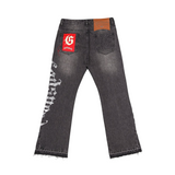 Godspeed "OG Logo" Flared Denim (Grey Wash)