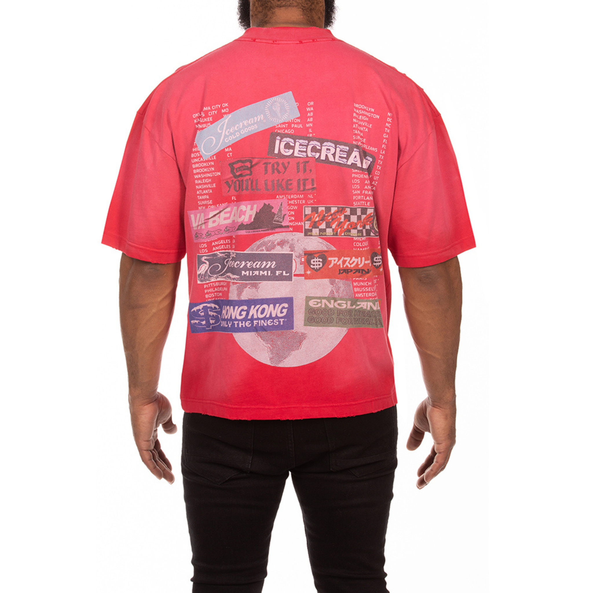 Icecream "Bumper" SS Knit Tee (Salsa) - Ice Cream