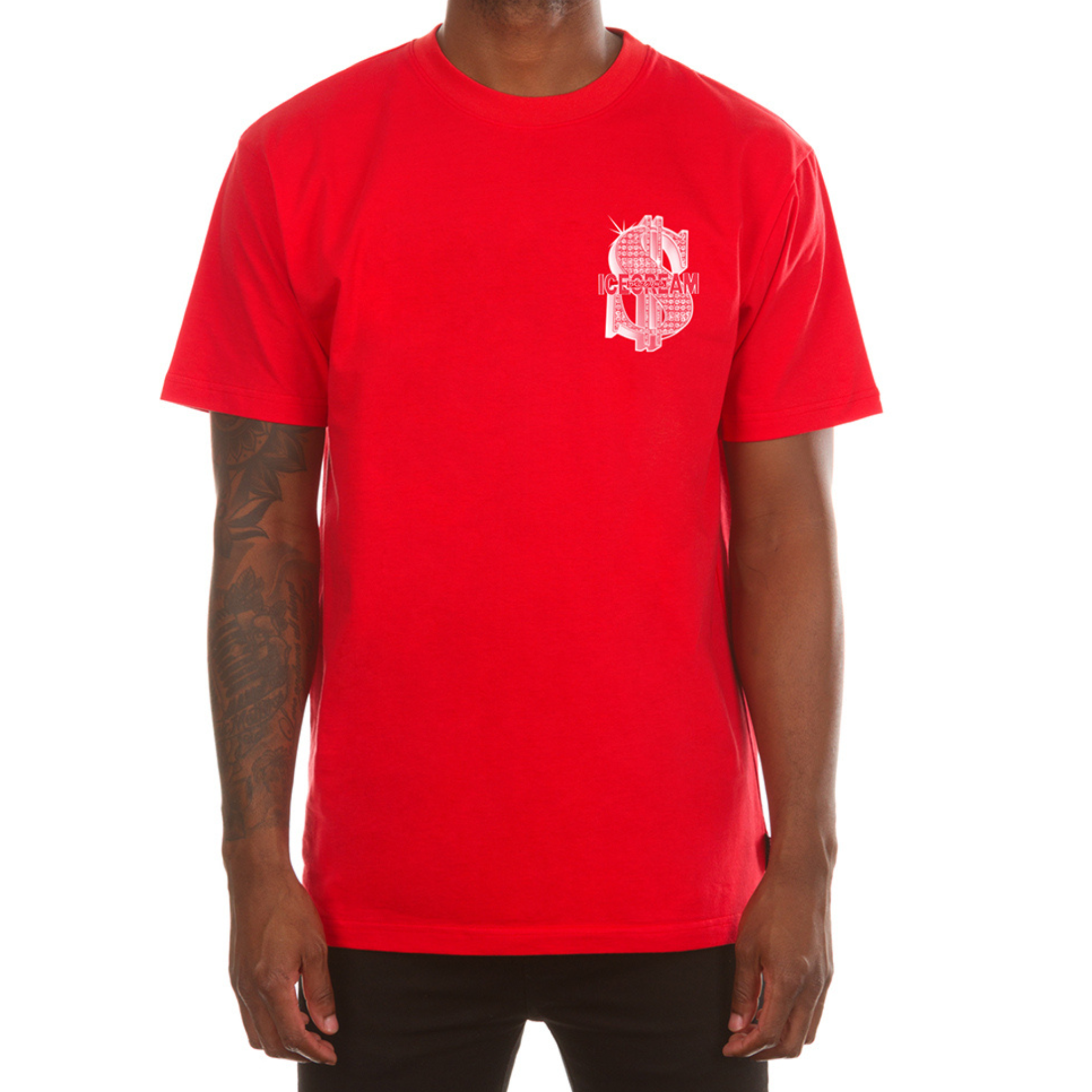 Icecream Stairs To Success SS Tee (Fiery Red)