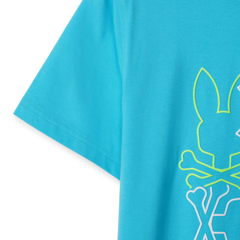 Psycho Bunny Rodman Graphic Tee (Aquarius)