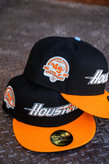 New Era Houston Astros 45th Anniversary Sky UV (Black/Orange) 59Fifty Fitted