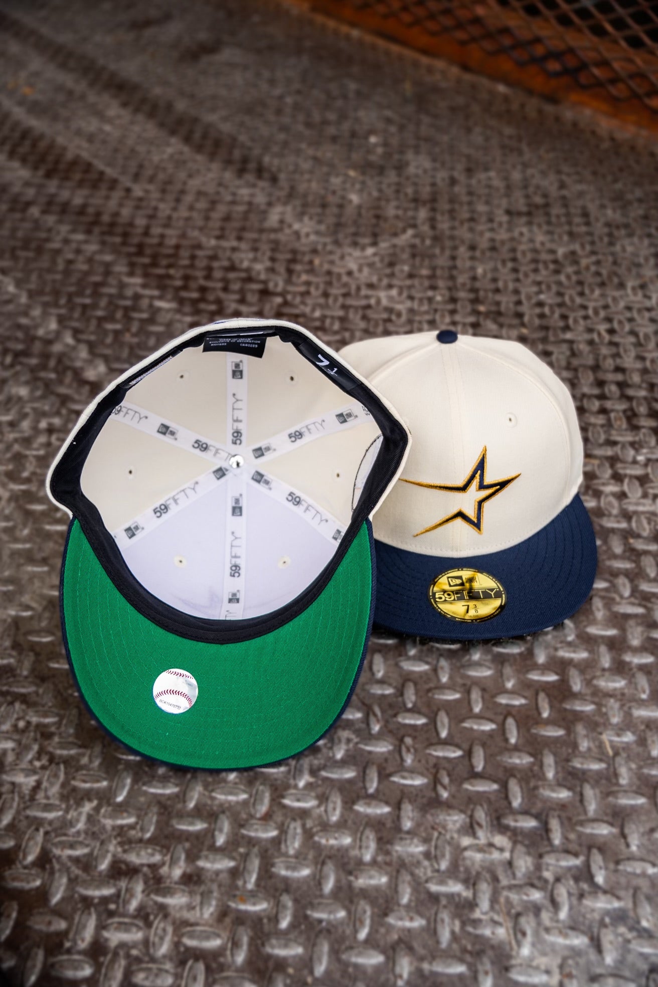 New Era Houston Astros 35th Anniversary Green UV 59Fifty Fitted (Off White/Navy)