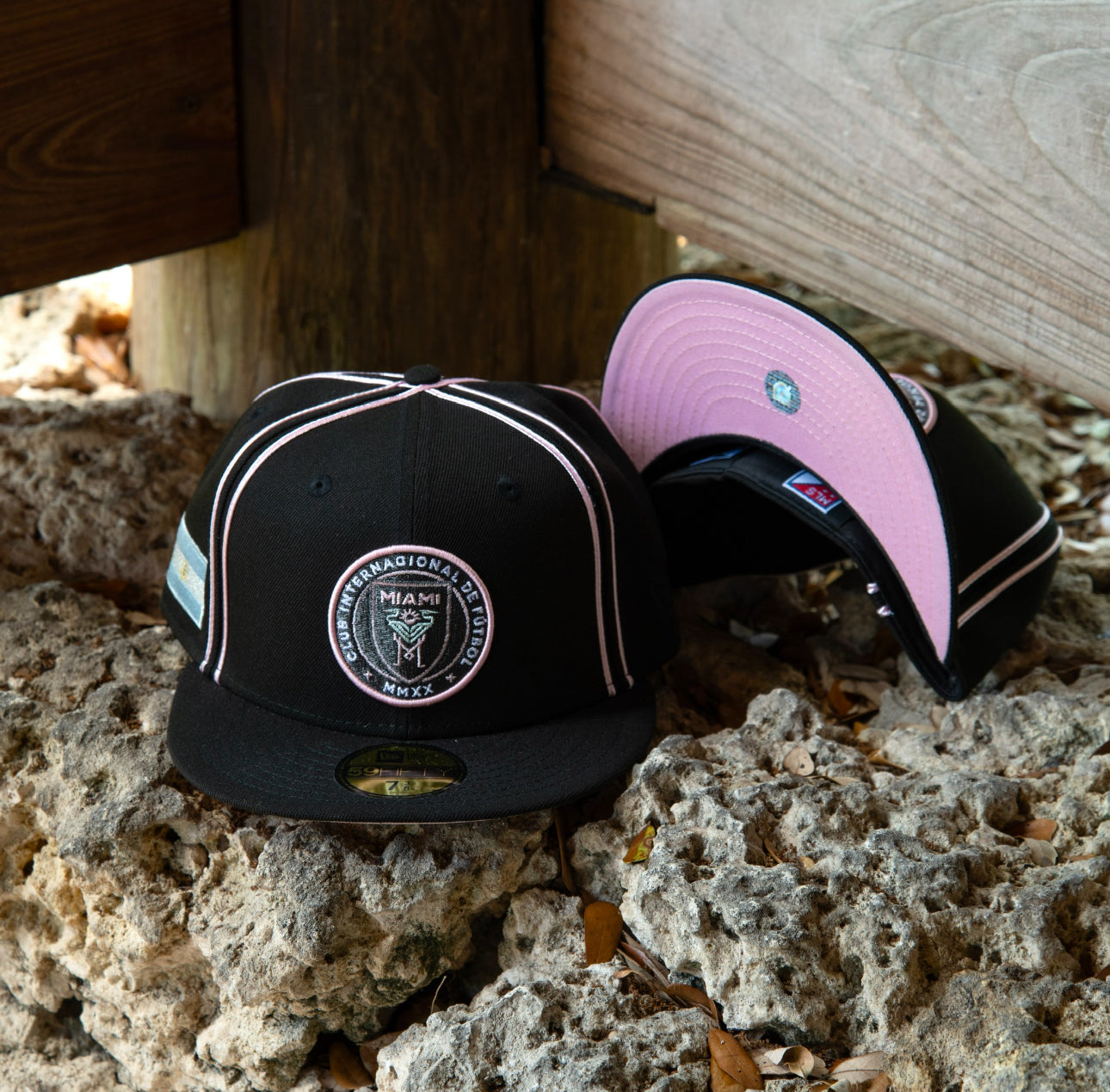 New Era Inter Miami CF Argentina Flag Side Patch Fitted