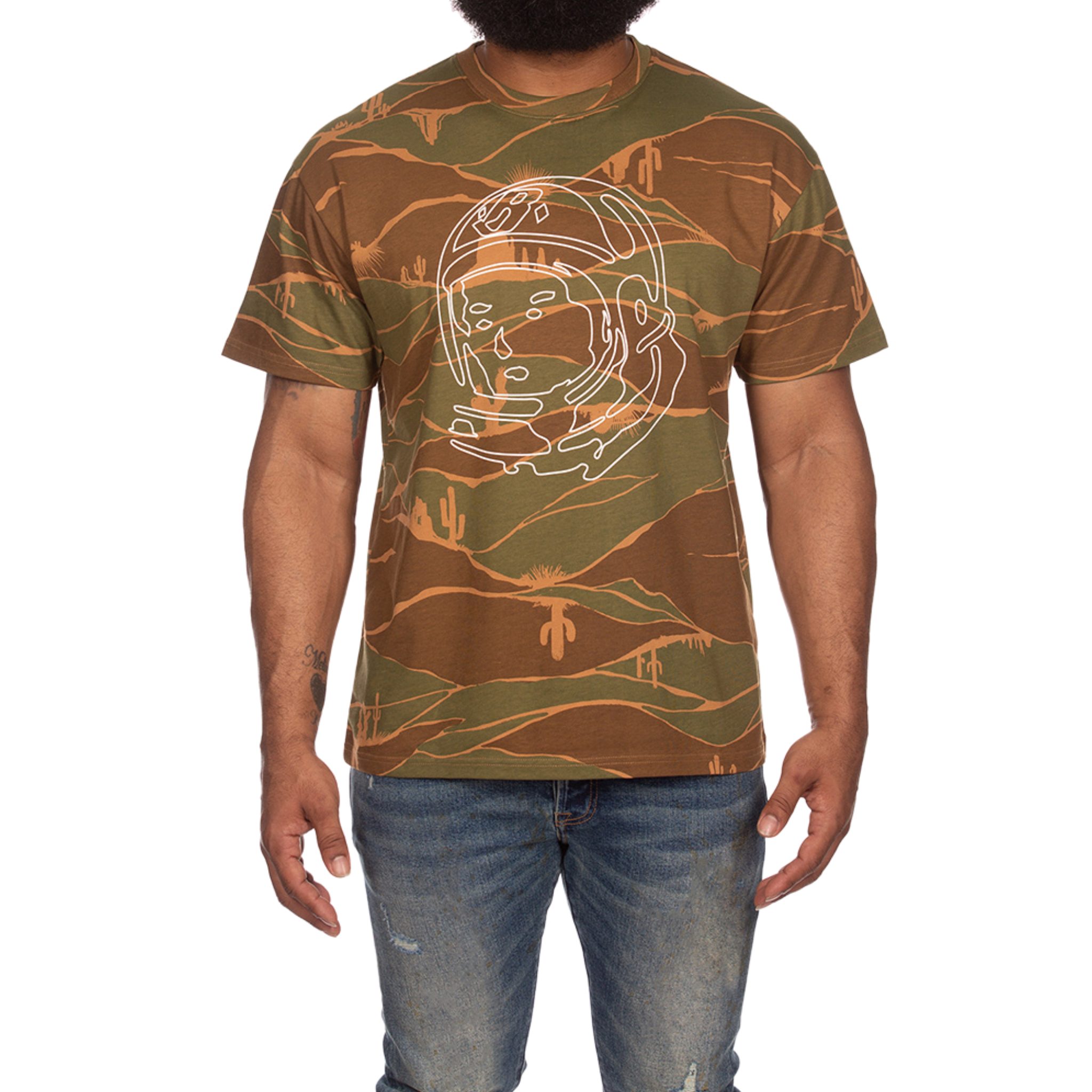 Billionaire Boys Club BB Helmet Camo SS Tee (Capulet Olive)