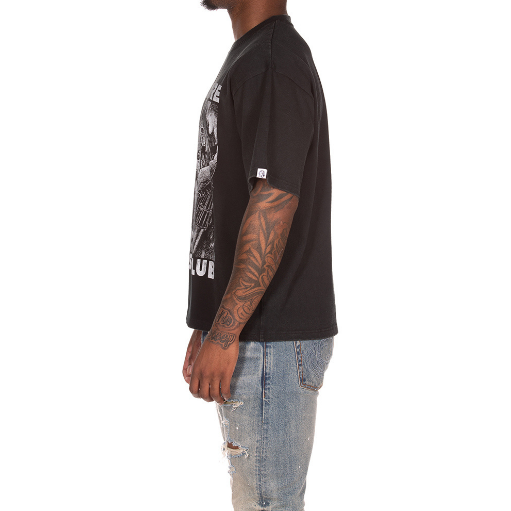 Billionaire Boys "Giant" SS Knit (Cropped Fit) (Black)