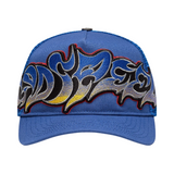 Godspeed GS Neo Trucker Hat (Blue/Yellow/Red)