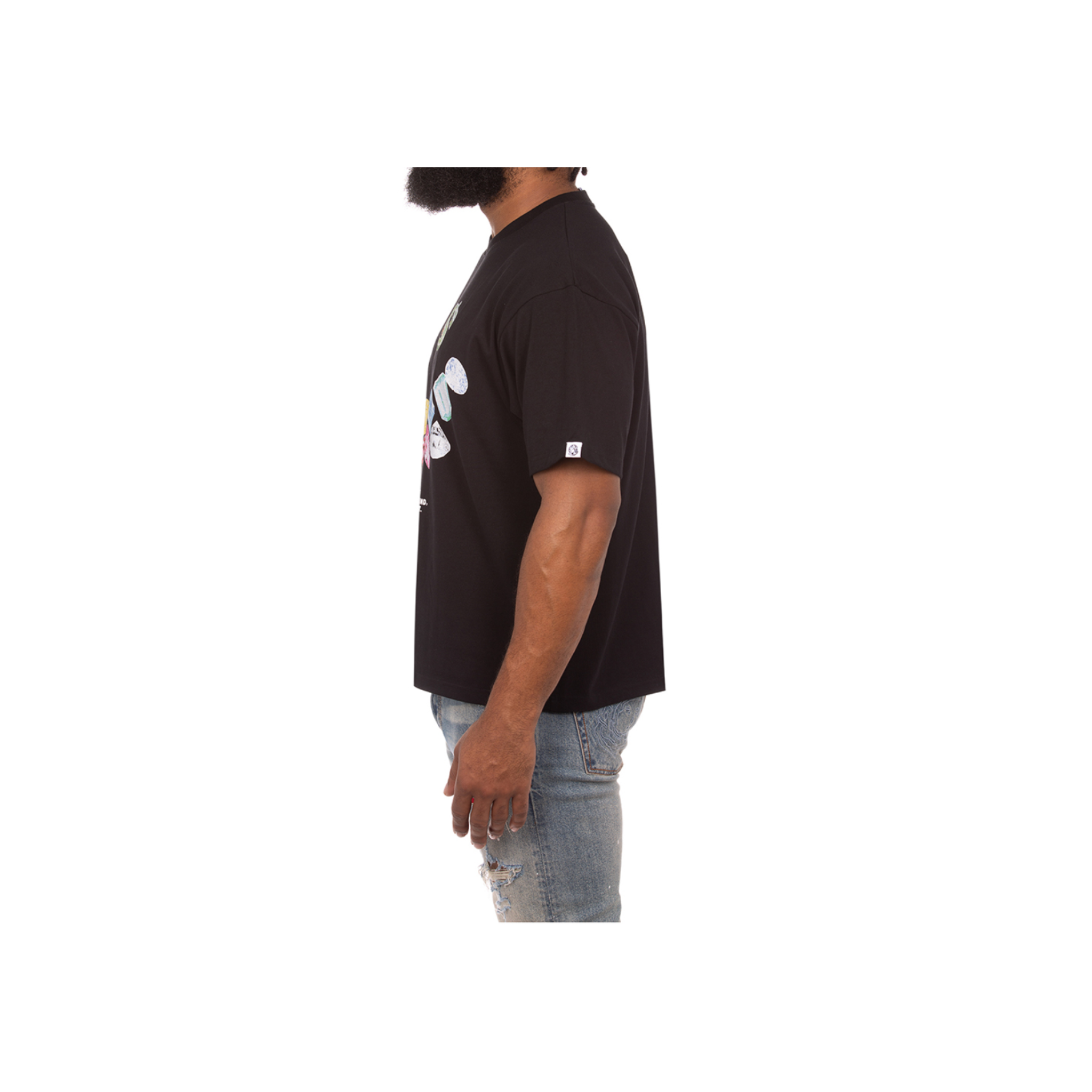 Billionaire Boys Club Smile SS Knit CROPPED FIT (Black) - Billionaire Boys Club