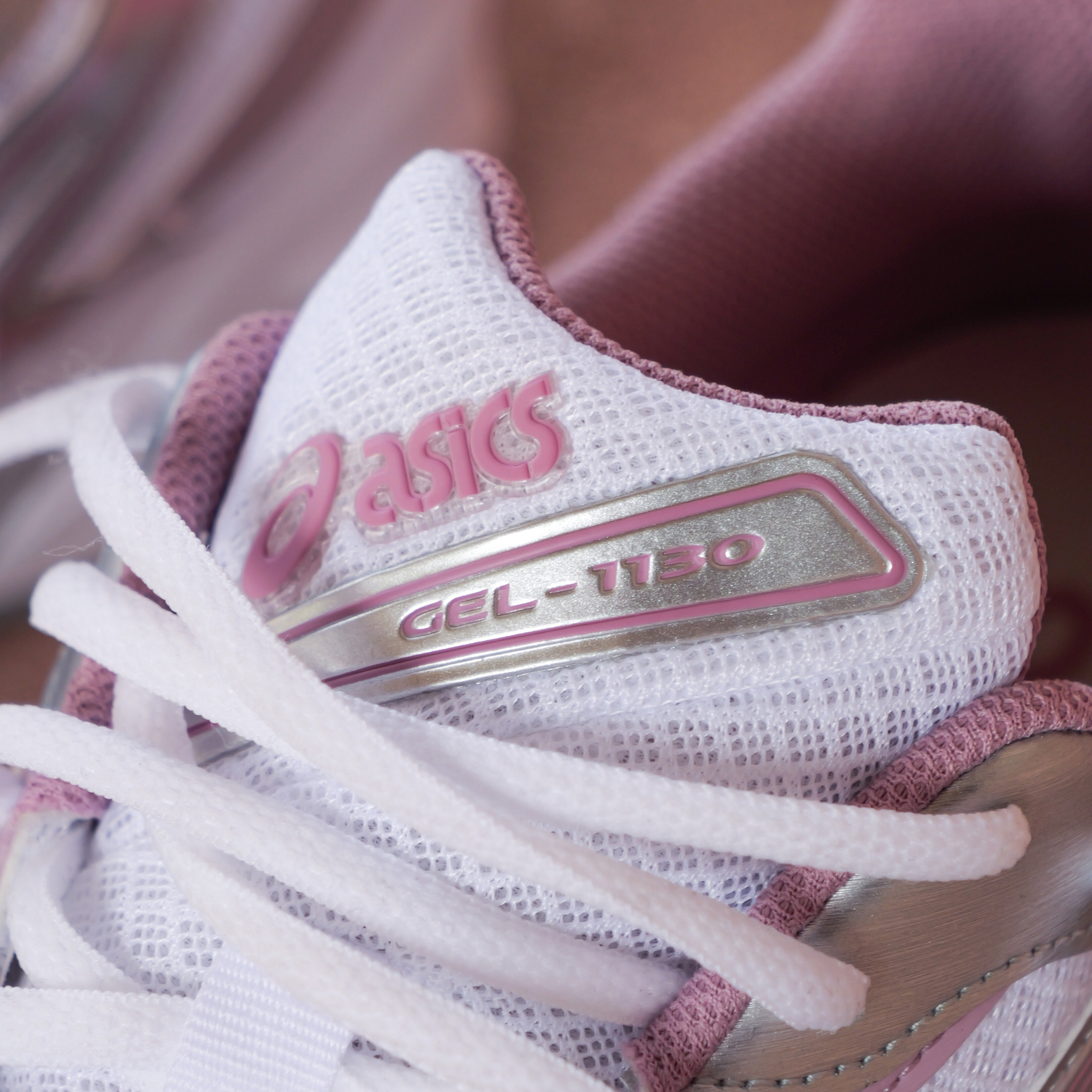 Mens Asics Gel-1130 (White/Taro Purple) - Asics
