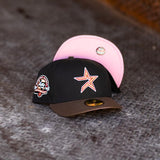 New Era Houston Astros 45th Anniversary Pink UV (Black/Walnut) 59Fifty Fitted