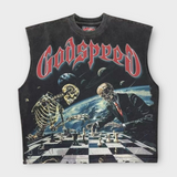 Godspeed "Checkmate" Sleeveless (Black Wash)