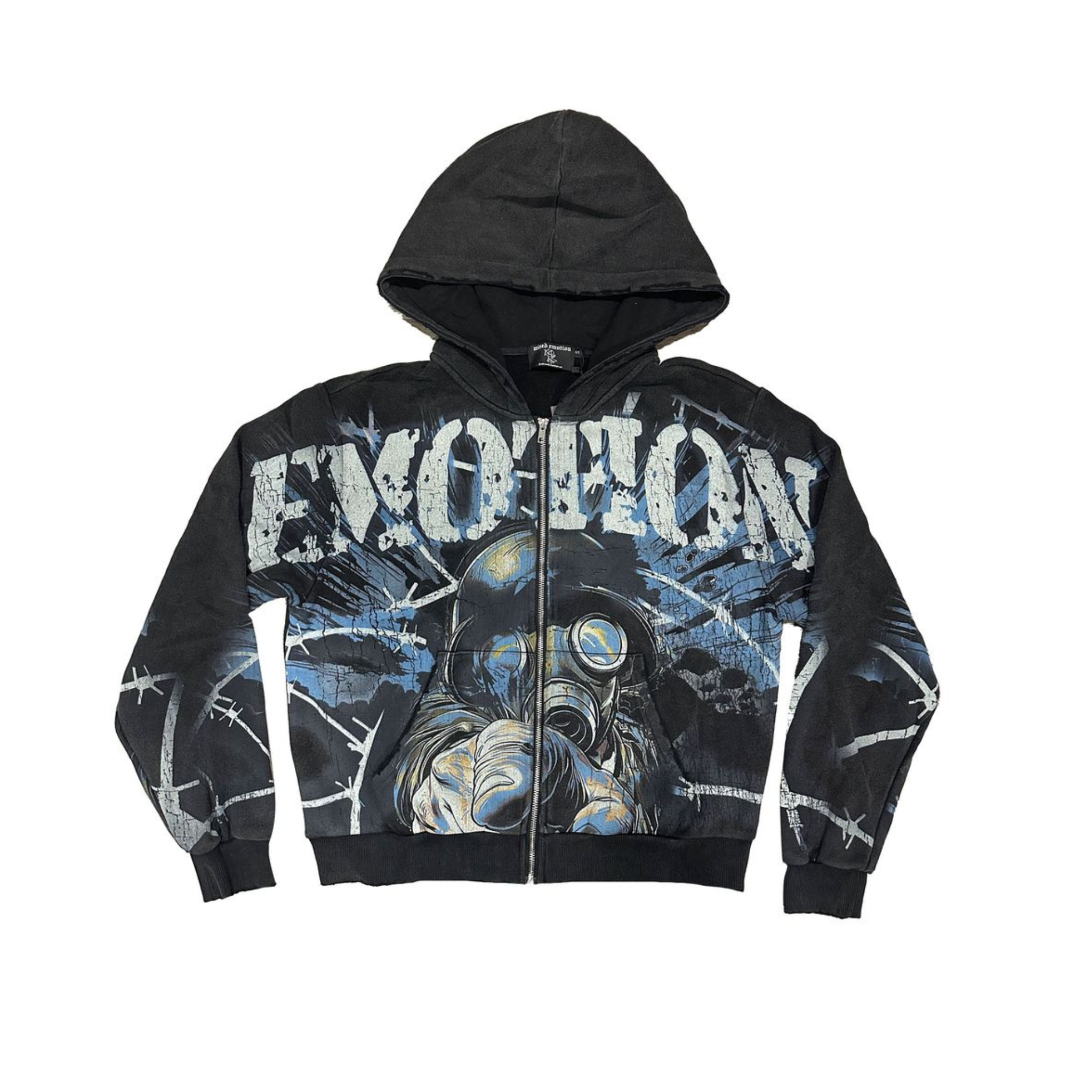 Mixed Emotion “Radioactive” Hoodie (Acid Wash)