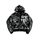 Mixed Emotion "Graffiti" Hoodie (Black) - Mixed Emotion