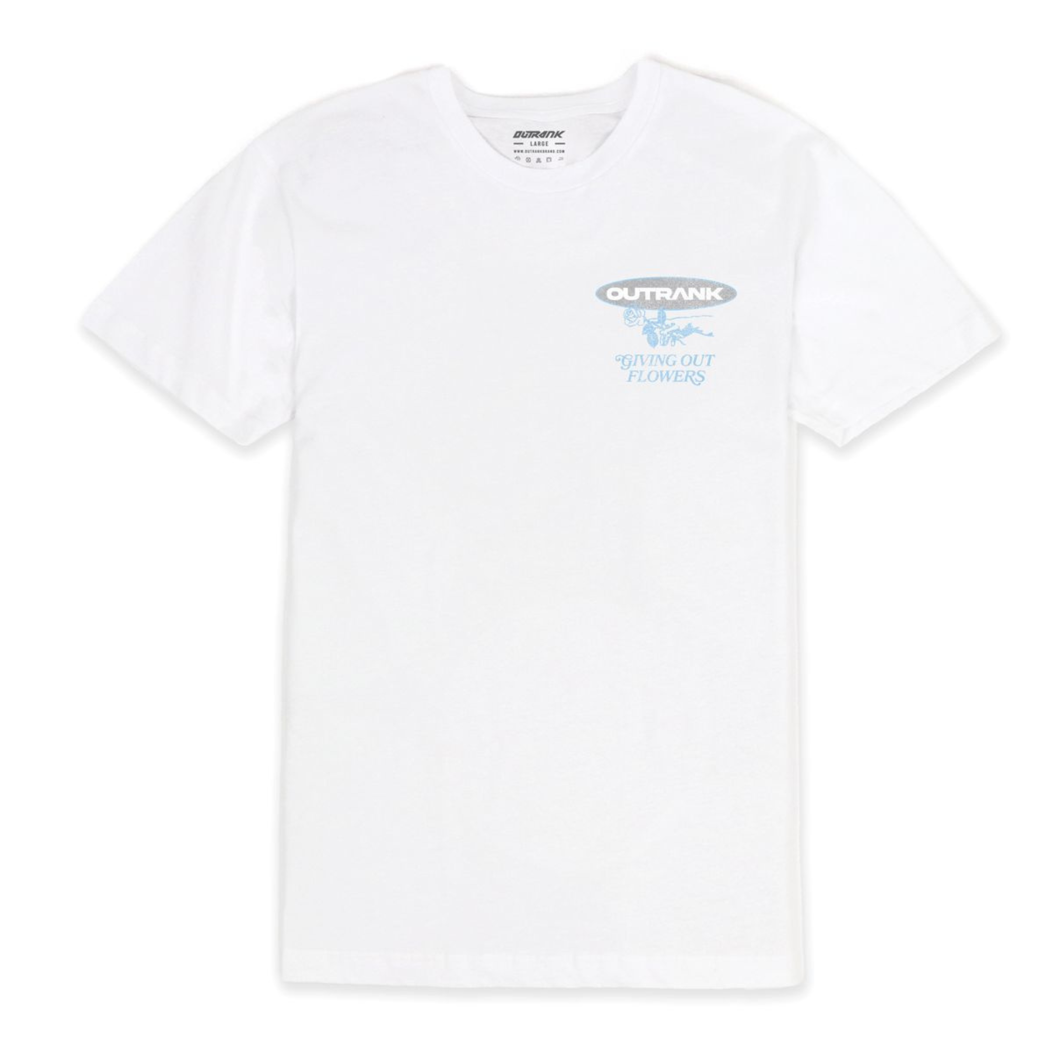 Outrank "Giving Out Flowers" Tee (White)