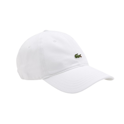 Lacoste Unisex Organic Cotton Twill Cap (White) - Lacoste