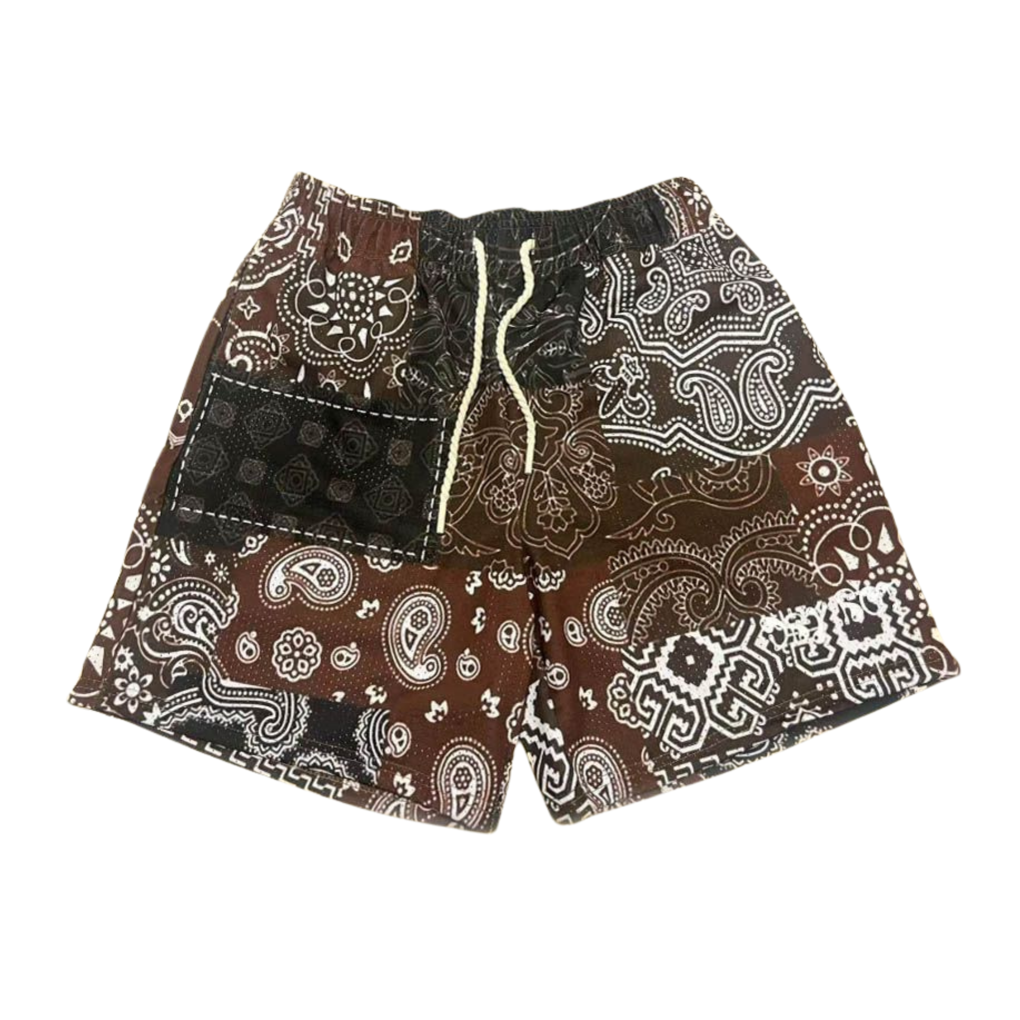 Dry Rot Paisley Shorts (Brown)