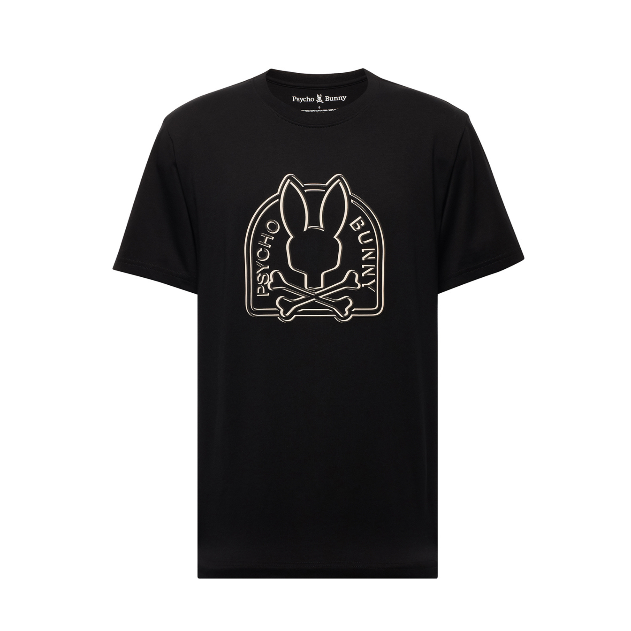 Psycho Bunny Melbourne Graphic Tee (Black)