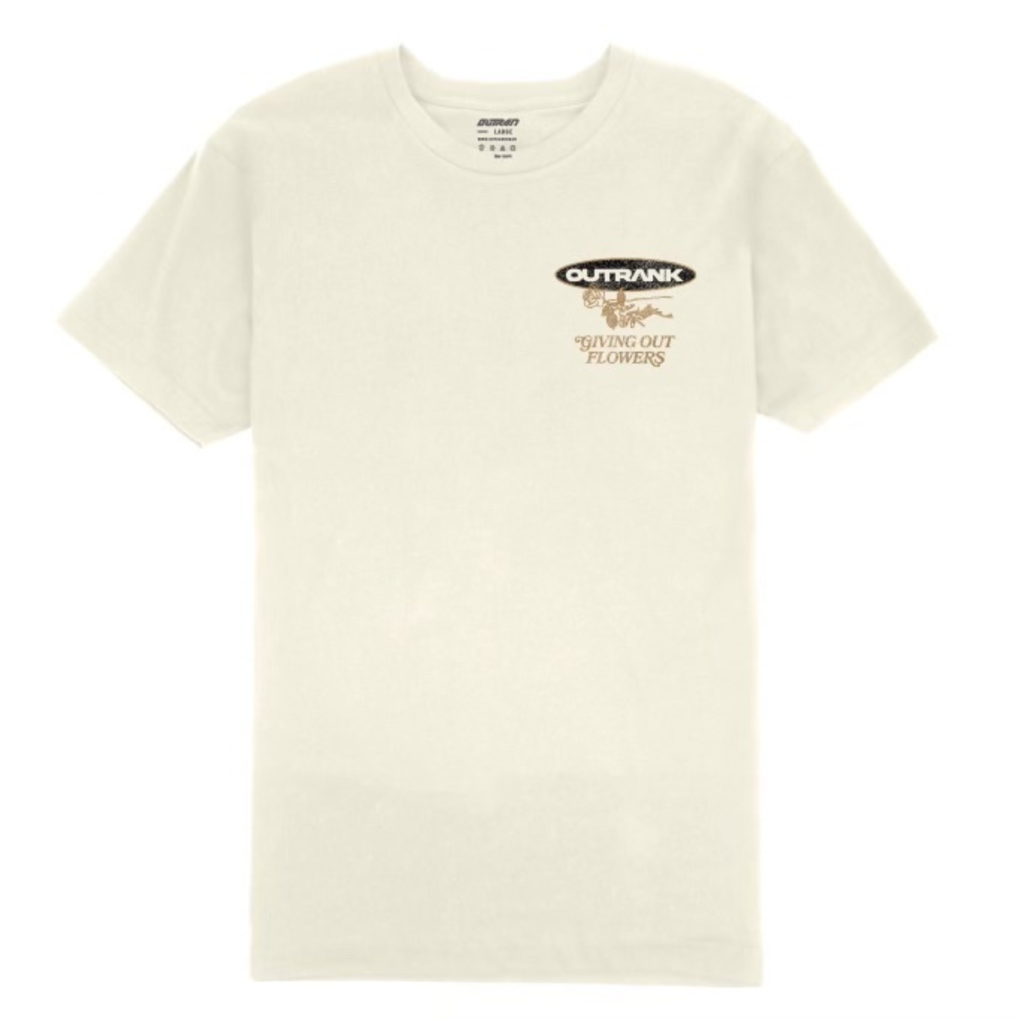 Outrank "Giving Out Flowers" Tee (Vintage White)