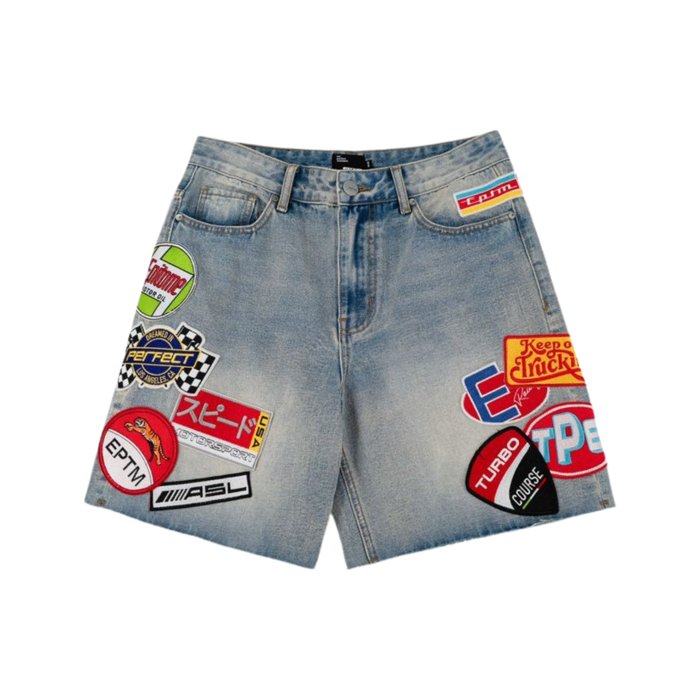 EPTM "Roadster" Denim Shorts" (Blue)