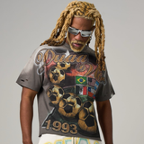 DUAA "WC 93" SS Tee (Faded Grey) - DUAA