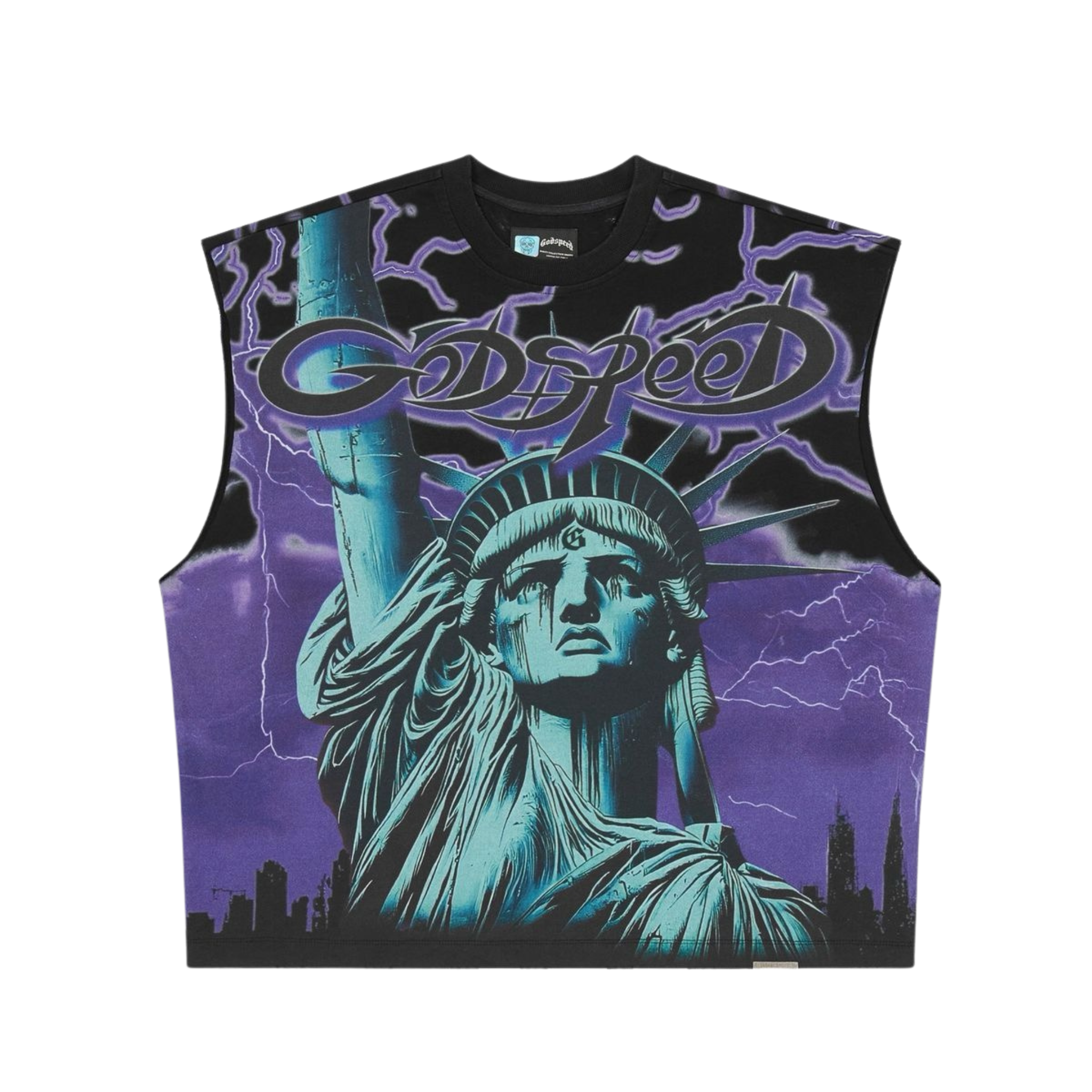 Godspeed "Voltage" Sleeveless Tee (Purple)