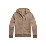 Polo Ralph Lauren Double Knit Full-Zip Hoodie (Classic Brown)