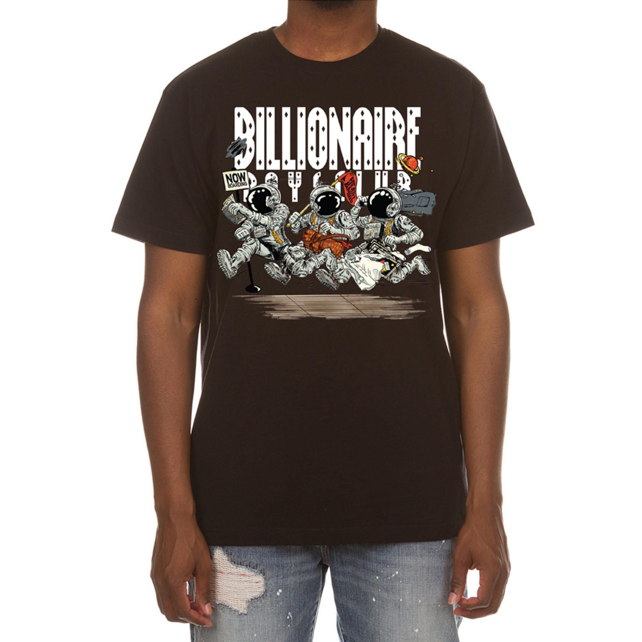 Billionaire Boys Club "Now Boarding" SS Tee (Black)