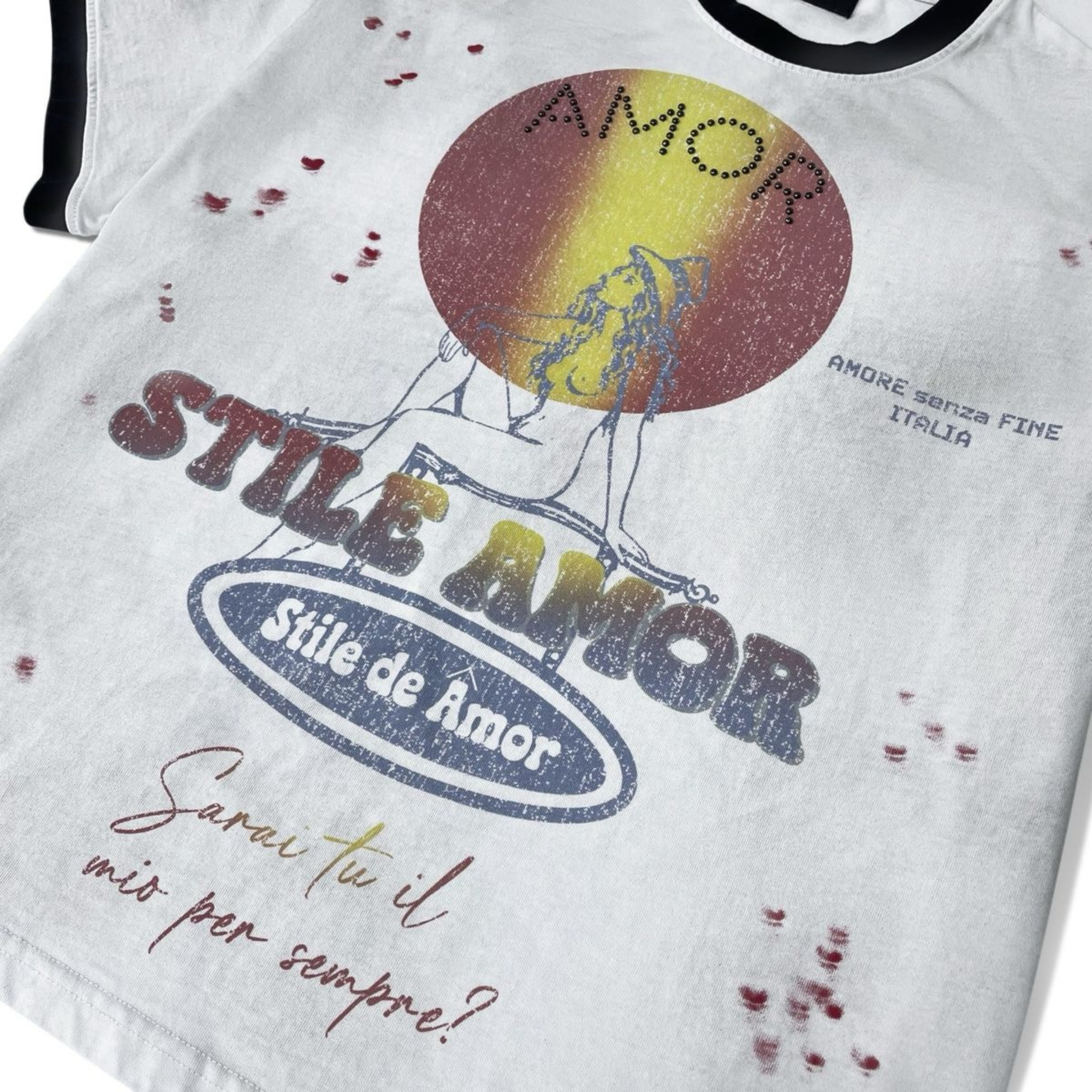Stile De Amor "BUON VINO" Tee (White)