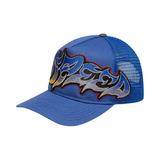 Godspeed GS Neo Trucker Hat (Blue/Yellow/Red)