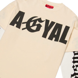 Godspeed "AGYAL" Layered T-Shirt (Bone) BOOM