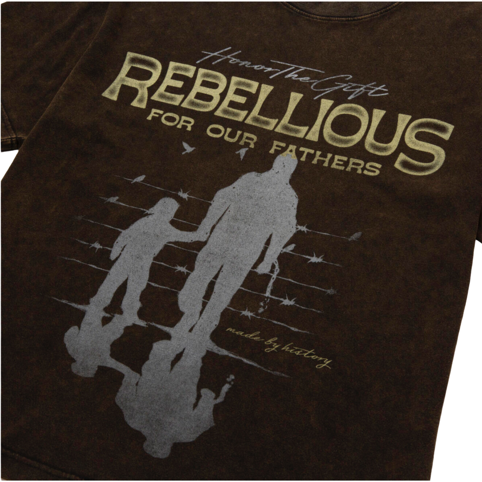 Honor the Gift Rebellious For Our Fathers Tee (Black) - Honor The Gift