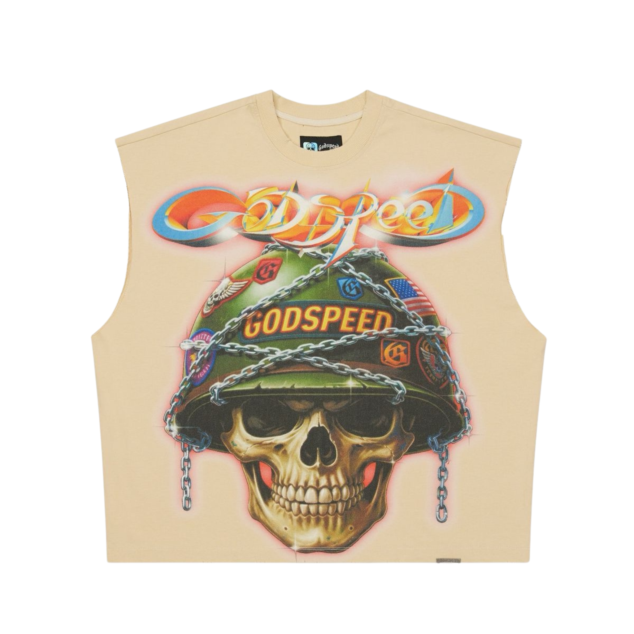 Godspeed Badges of Honor Sleeveless (Bone) - Godspeed