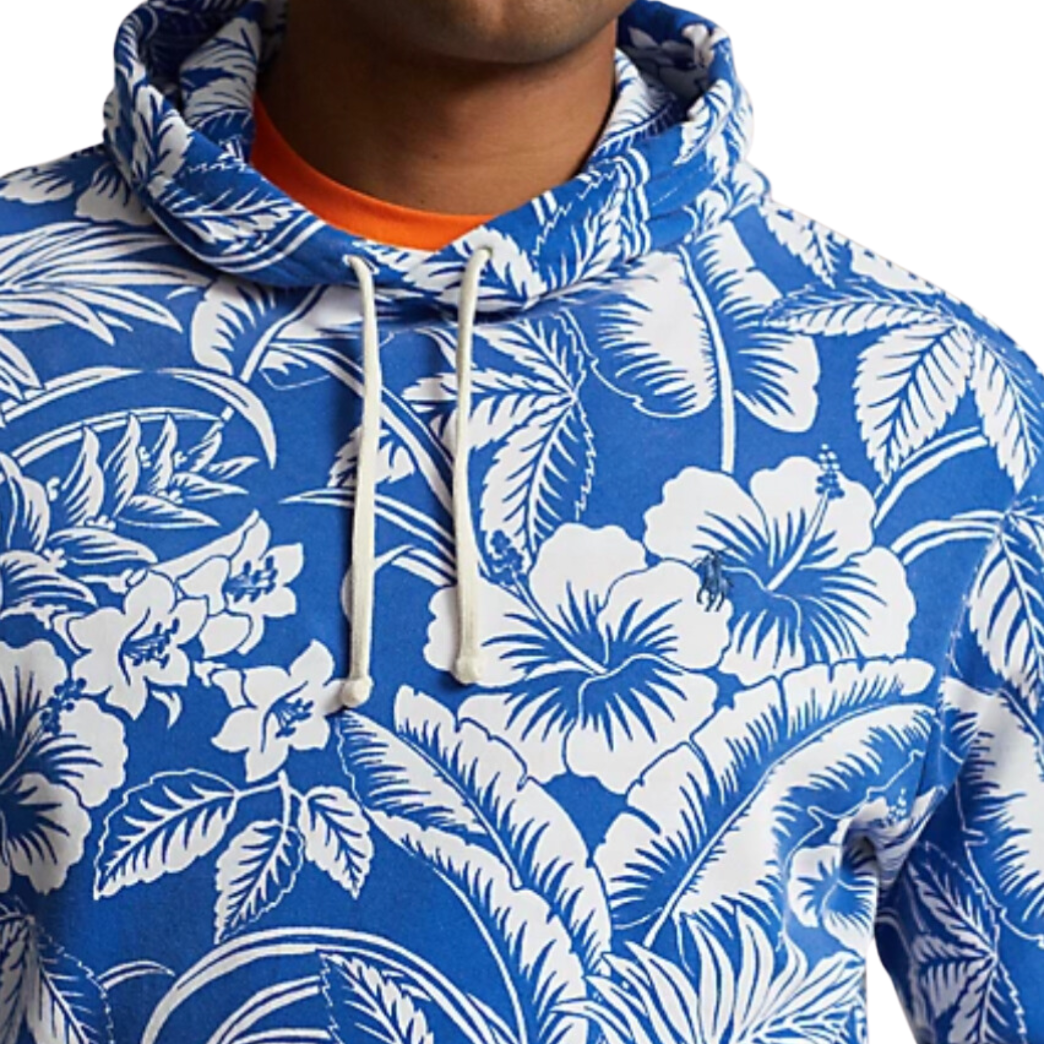 Polo Ralph Lauren Tropical Floral Spa Terry Hoodie (Monotone Tropical) - Polo Ralph Lauren