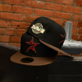 New Era Houston Astros 2005 World Series Side Patch Grey UV 59Fifty Fitted (Black/Walnut)