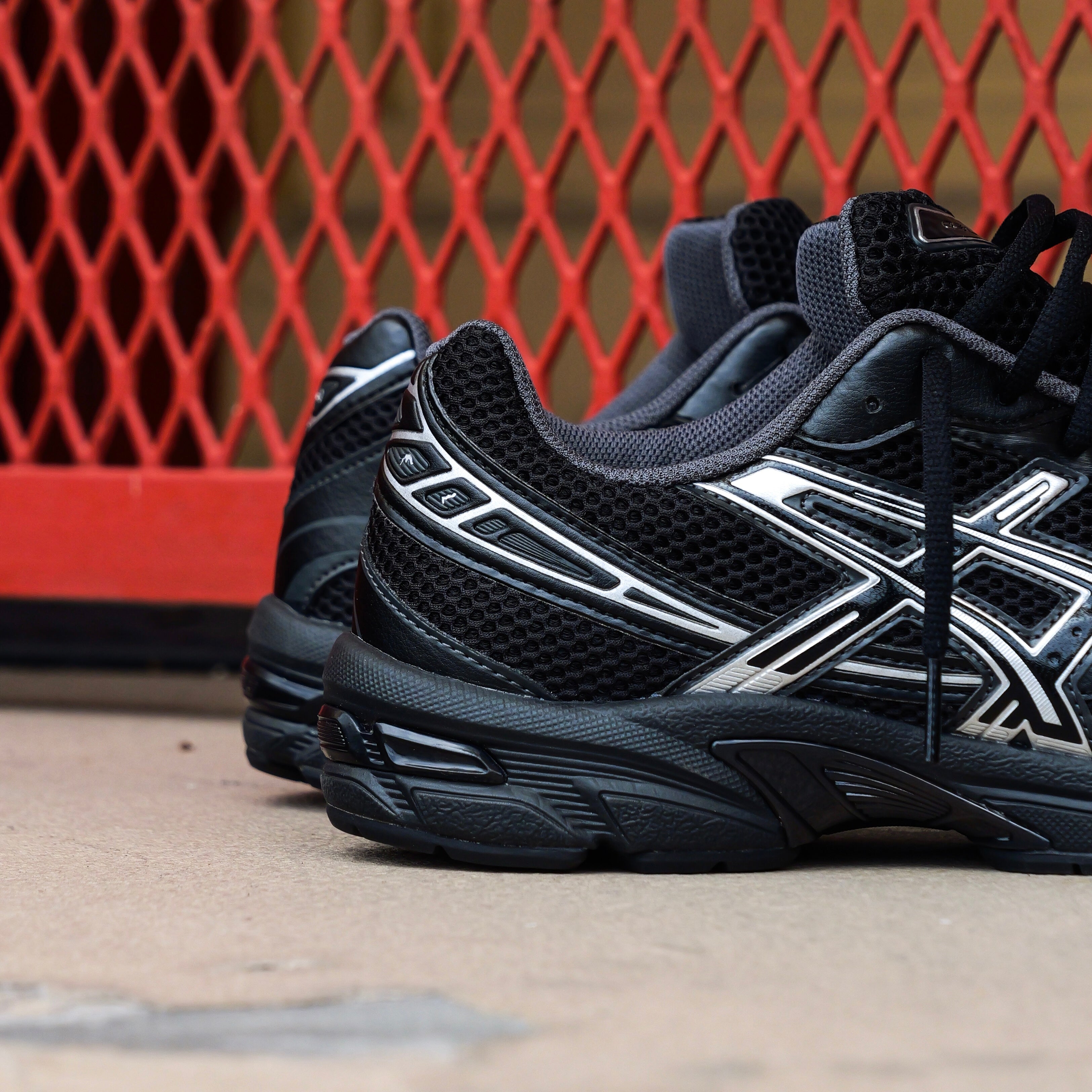 Mens Asics Gel-1130 (Black/Pure Silver)