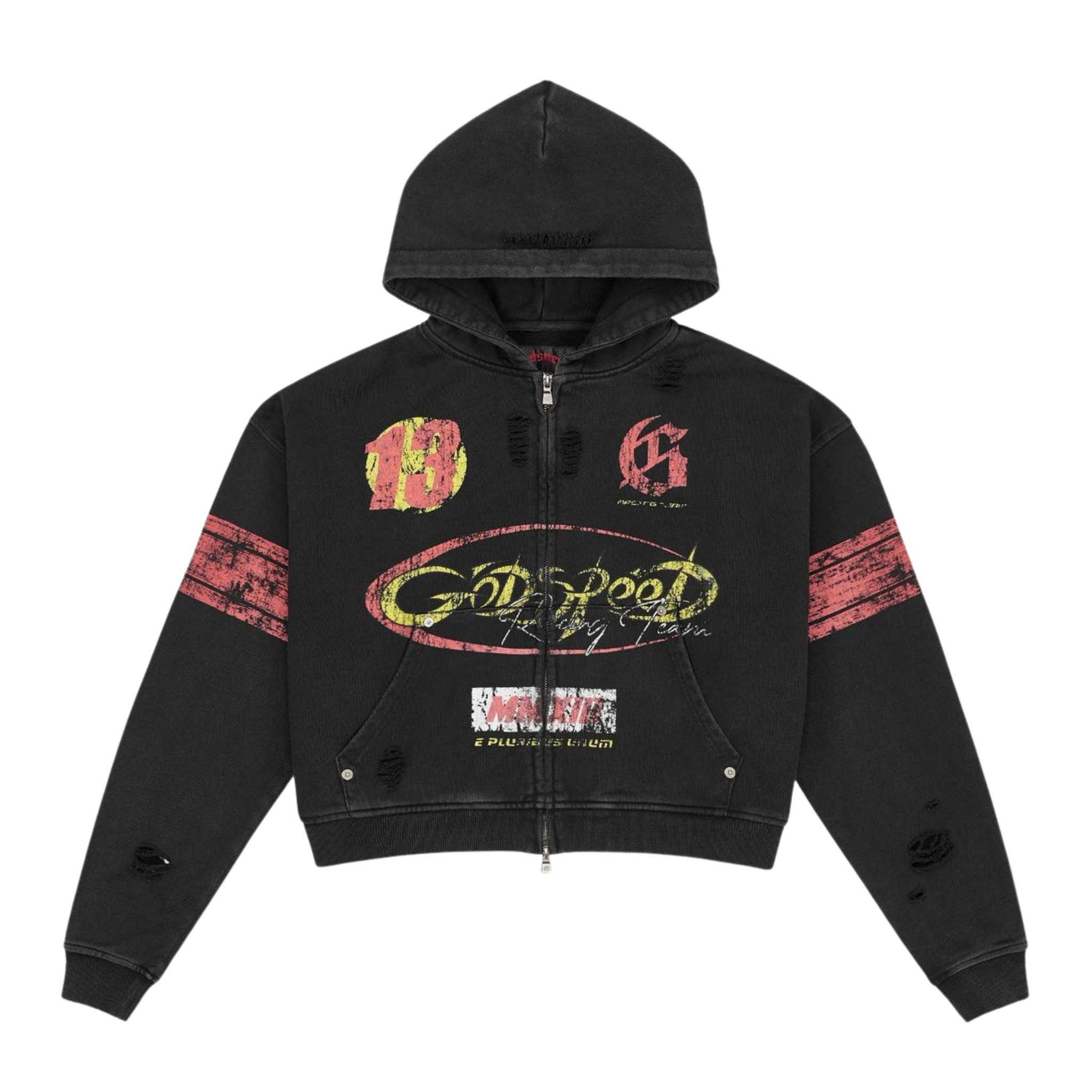 Godspeed Speedway Zip Hoodie (Black) BOOM26 - Godspeed