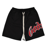 Godspeed OG Logo Nylon Shorts (Bred)