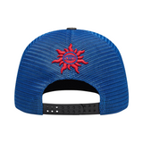 Godspeed GS Neo Trucker Hat (Blue/Yellow/Red)