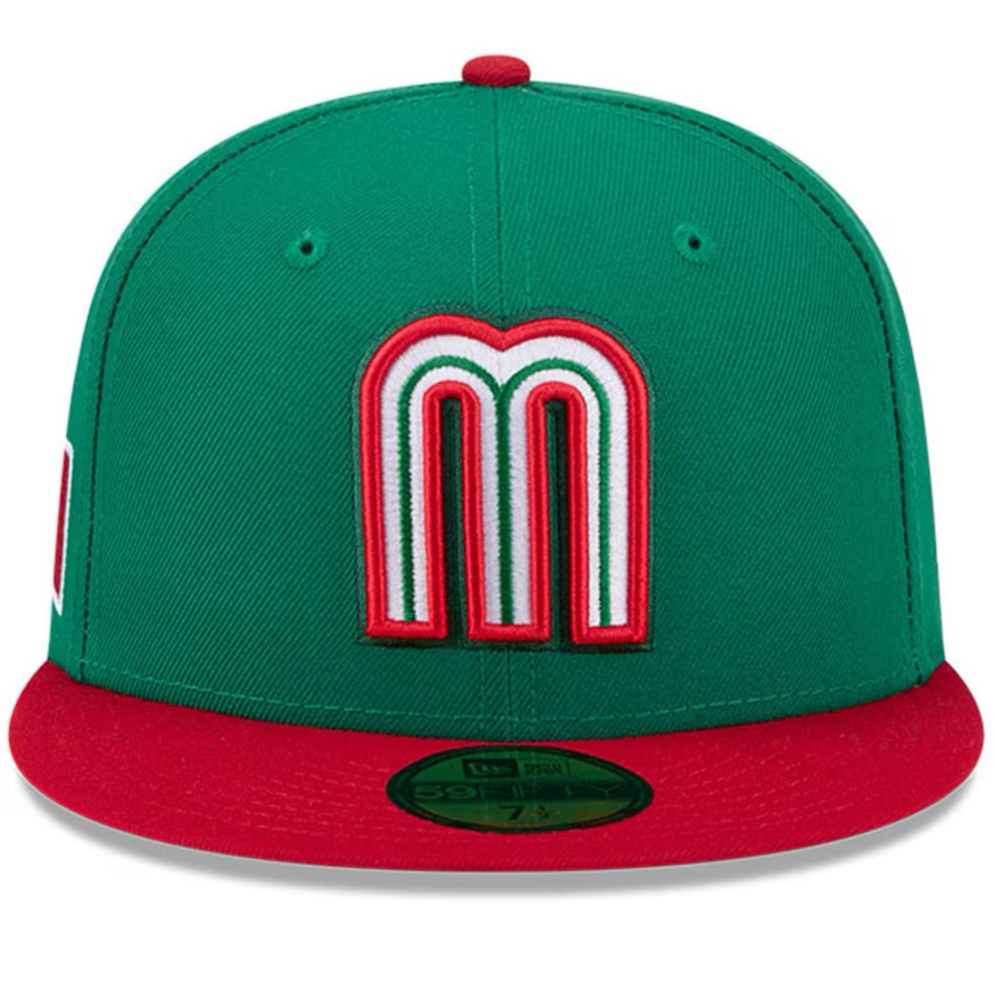 Mexico Baseball New Era 2026 World Baseball Classic 59FIFTY Fitted Hat - Green/Red - New Era