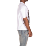Billionaire Boys "Giant" SS Knit (Cropped Fit) (White)