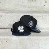 New Era Chicago Cubs World Series Side Patch Fitted (Black/Navy)