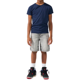 Kids Serenede "TITAN" Denim Shorts (Grey)